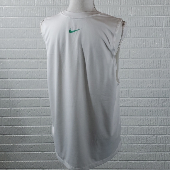 Nike Dri Fit Muscle Tee White - Picture 5 of 12